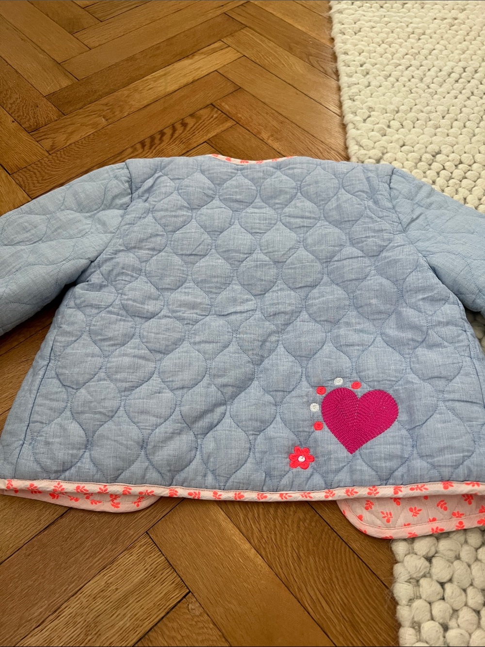 Mini Boden Quilted Jacket - Picture 9 of 11